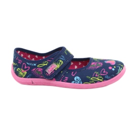 Scarpe per bambini Befado 945X431 blu navy rosa