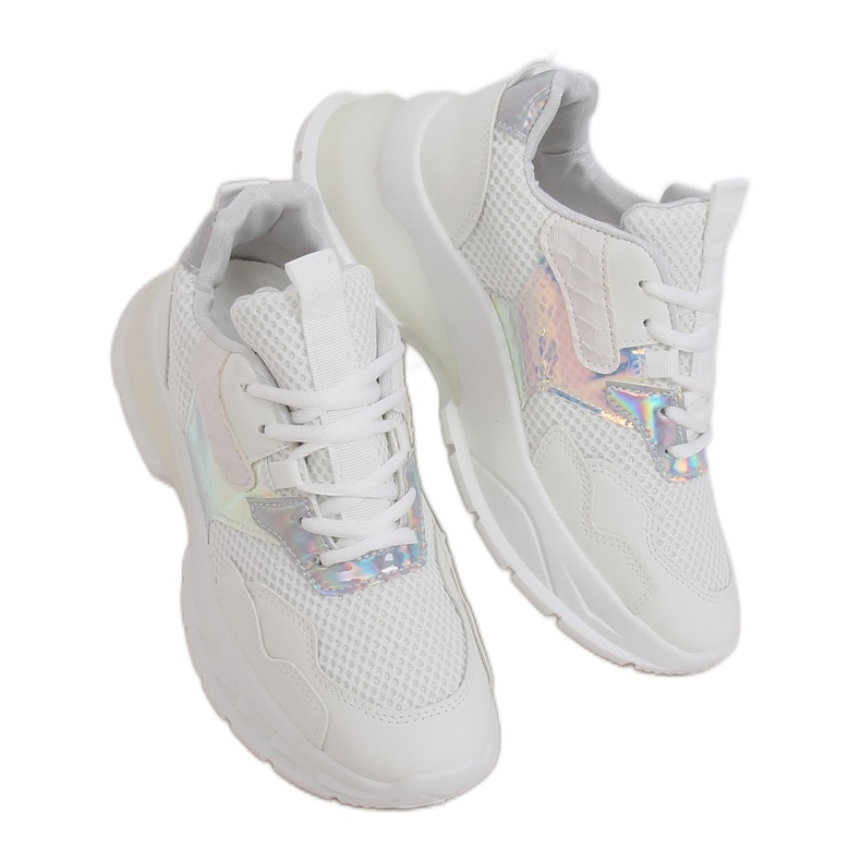 Scarpe sportive bianche BH003 Bianco bianca