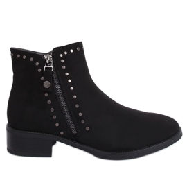 Stivaletti Chelsea neri da donna 5637 Black nero