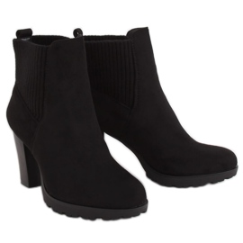 Stivali da donna neri con tacco alto Z1110 Black nero