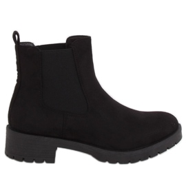 Stivaletti Chelsea neri da donna JY2000 Black nero