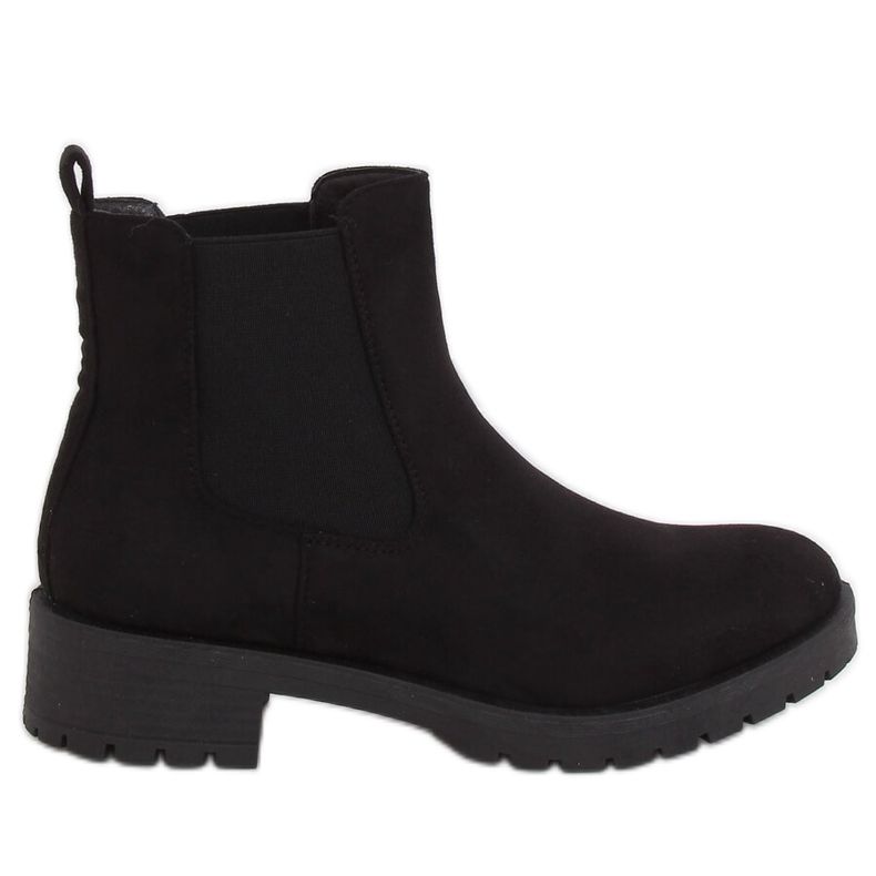 Stivaletti Chelsea neri da donna JY2000 Black nero