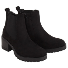 Stivaletti Chelsea neri, neri 4935 Nero
