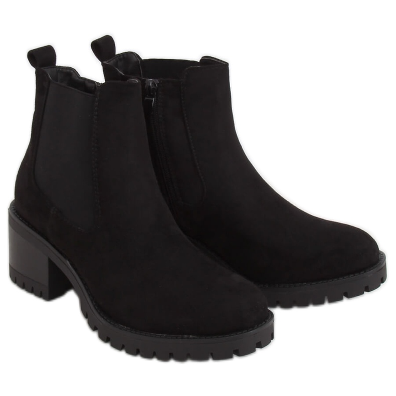 Stivaletti Chelsea neri, neri 4935 Nero