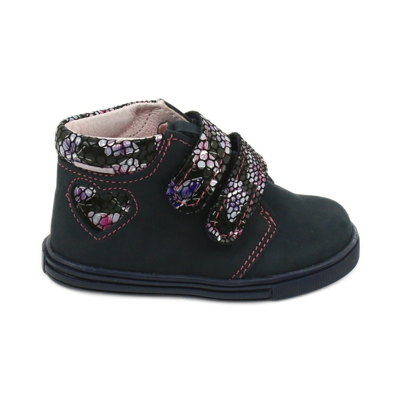 Stivali velcro farfalla Mazurek 341 blu navy