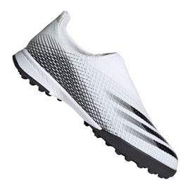 Scarpe da calcio Adidas X Ghosted.3 Ll Tf M EG8158 grigio/argento, bianco, grigio/argento bianco