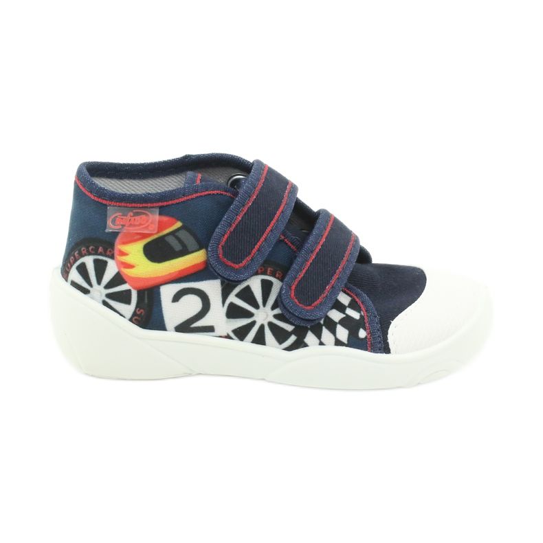 Scarpe per bambini Befado arancione 212P061 bianca rosso blu navy