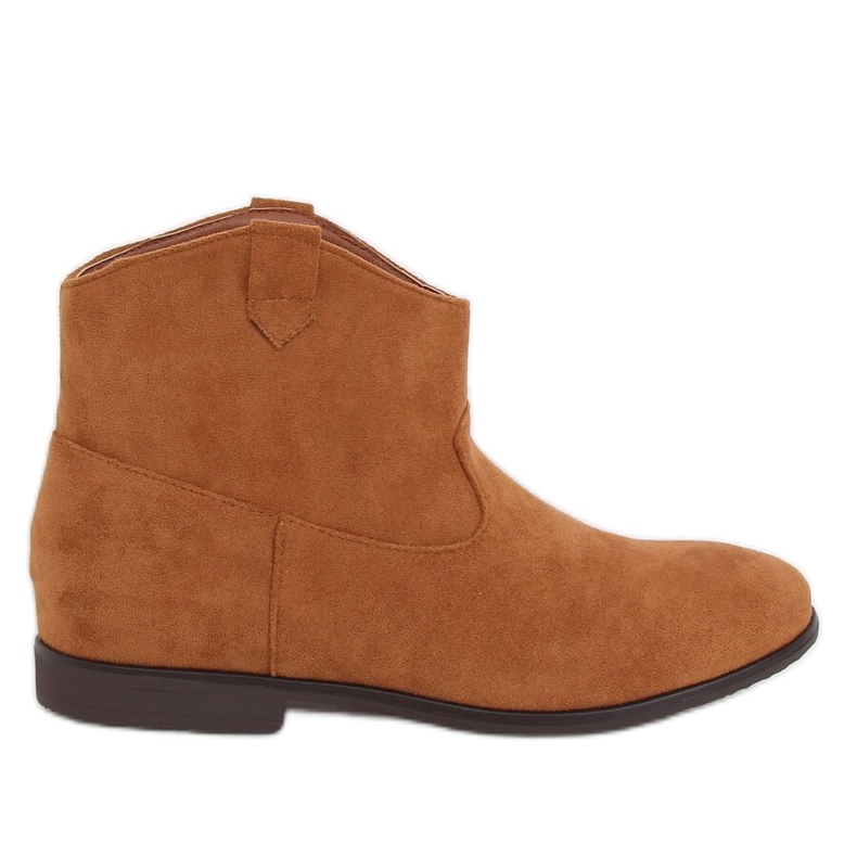 Stivali texani piatti cammello TX-1876 Camel marrone giallo