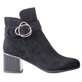Goodin Stivali Con Fibbia Decorativa nero