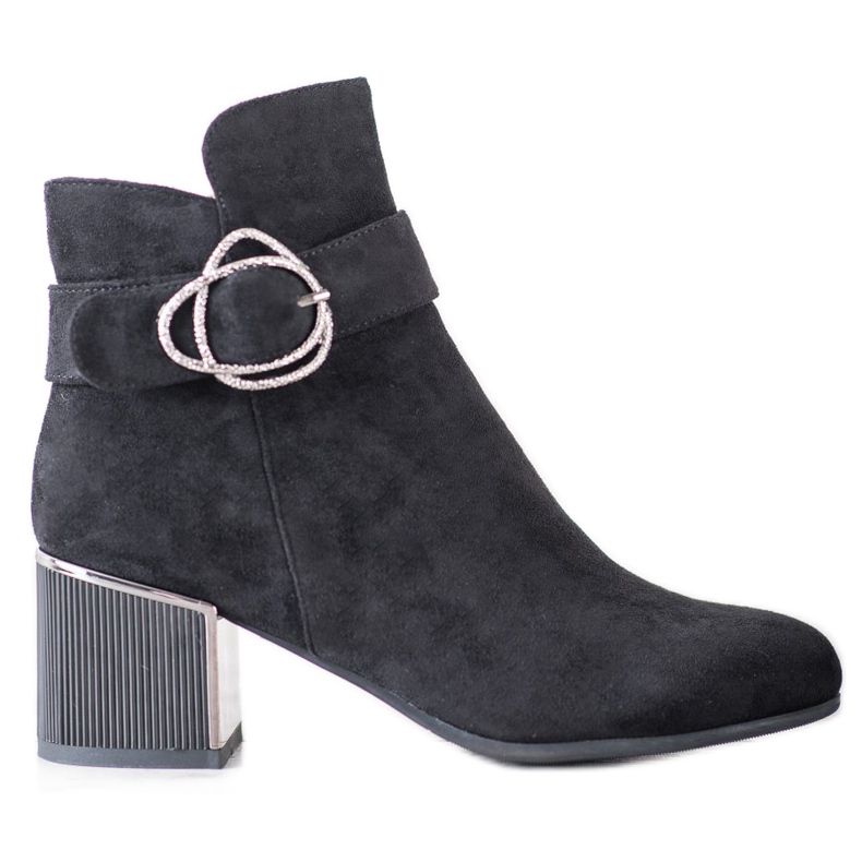 Goodin Stivali Con Fibbia Decorativa nero