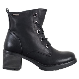 Goodin Comodi stivali stringati nero