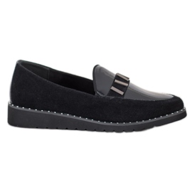 Filippo Scarpe in pelle alla moda nero