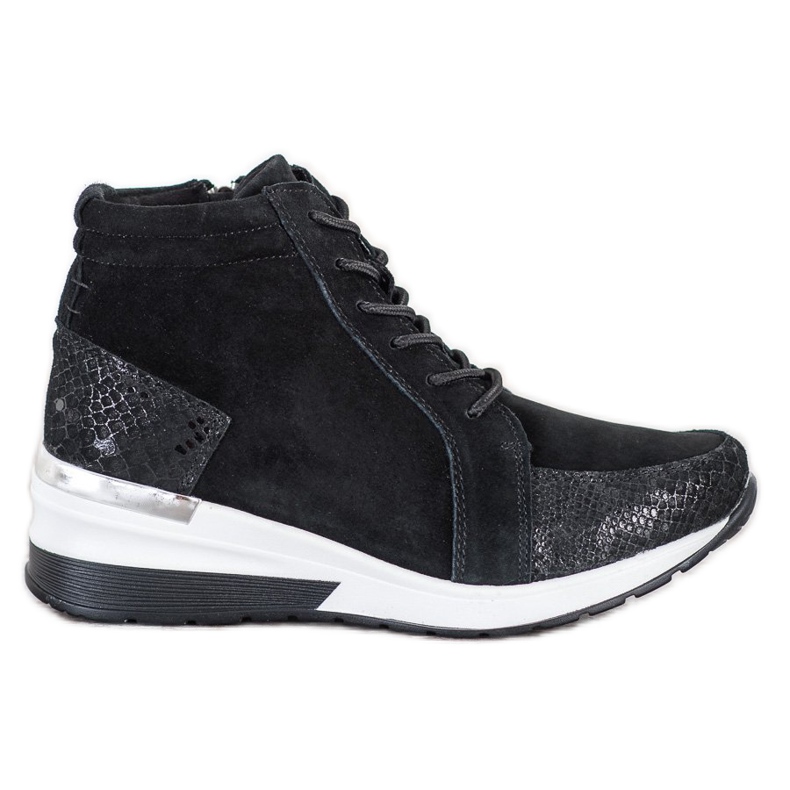 Filippo Stivaletti in pelle con lacci nero