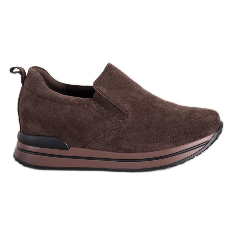 Filippo Scarpe Slip-On in pelle marrone