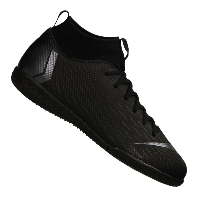 Nike Superfly 6 Academy Gs Ic Jr AH7343-001 scarpe da calcio nero nero