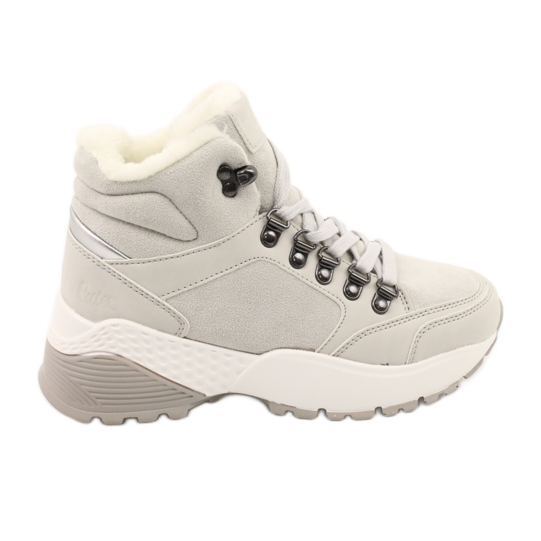 Stivali sportivi comodi Lee Cooper LCJL-20-31-151 beige grigio