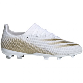 Scarpe da calcio Adidas X GHOSTED.3 Fg Jr EG8210 bianca bianca