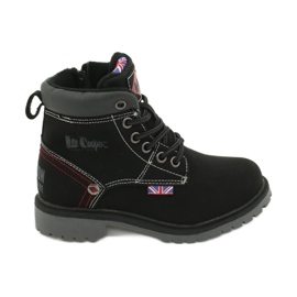 Trapper per bambini legati a una cerniera di Lee Cooper nera nero