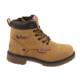 Lee Cooper KID CAMEL Trappers legati con una cerniera giallo