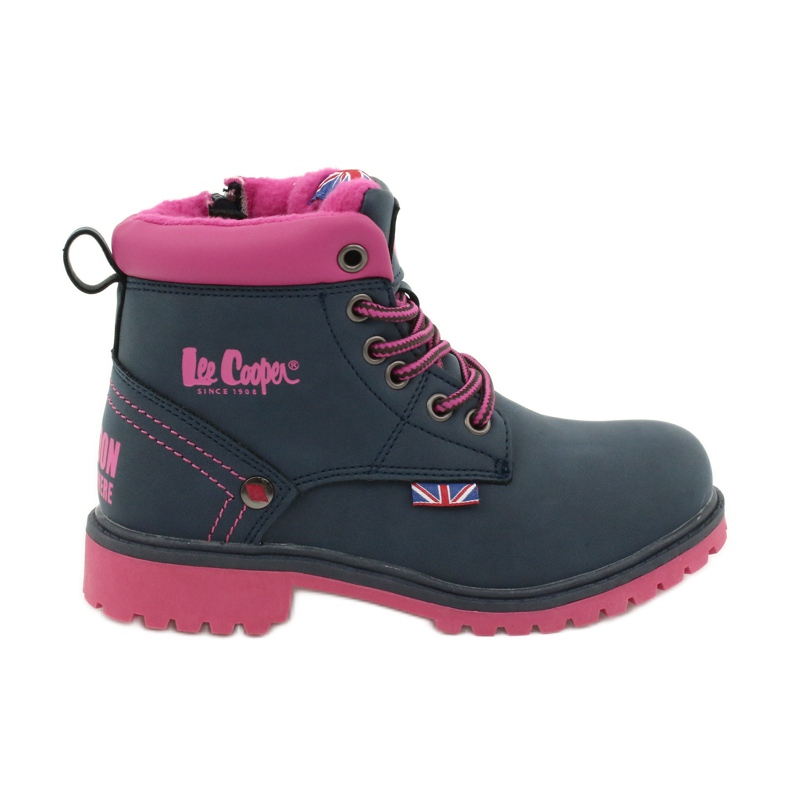 Lee Cooper Trapper per bambini su un cucciolo blu blu scuro