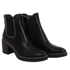 Stivaletti Chelsea neri, neri 15671 Nero