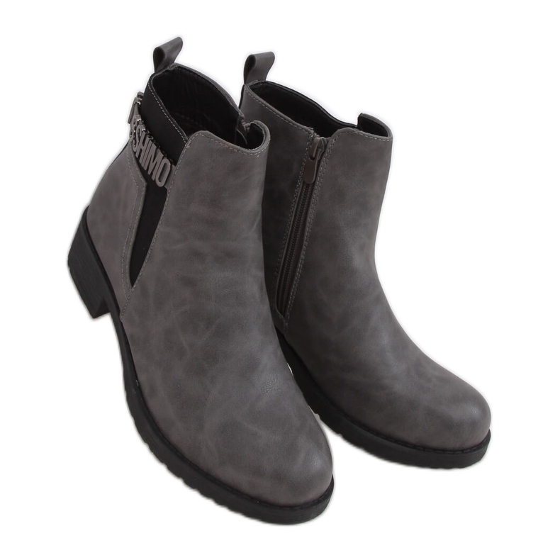 Grigio Stivali grigi da donna 1210A-PA Grigio