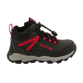 Scarpe sportive alte Big Star GG374047 Nere nero rosso
