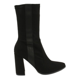 Big Star Stivali da donna sul palo GG274397 nero