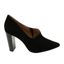 Scarpe da donna Caprice 24402 in camoscio nero