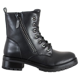 SHELOVET Lavoratori Con Cubic Zirconia nero