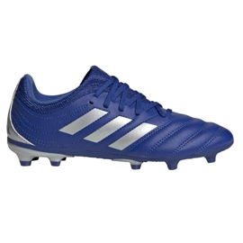 Le scarpe da calcio adidas Copa 20.3 Fg Jr EH1810 bianco blu