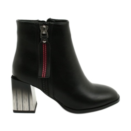 Stivaletti eleganti con tacco neri da donna Filippo DBT1548/20 BK nero