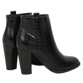 Black Snakeskin tacchi alti UK10 Black nero