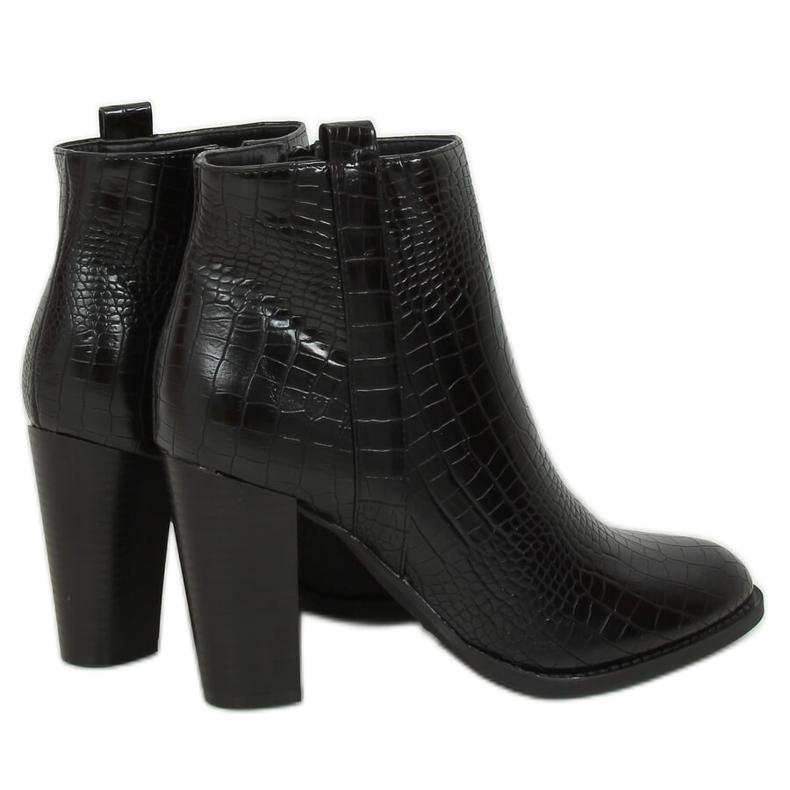 Black Snakeskin tacchi alti UK10 Black nero