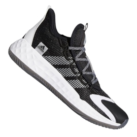 Scarpe da basket Adidas Pro Boost Low M FW9497 bianco, bianco, nero nero