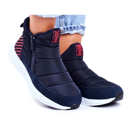 Doposci da donna per giovani Big Star Navy Blue GG274471 marina