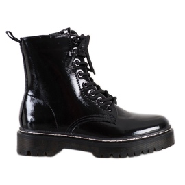 SHELOVET Stivali laccati nero
