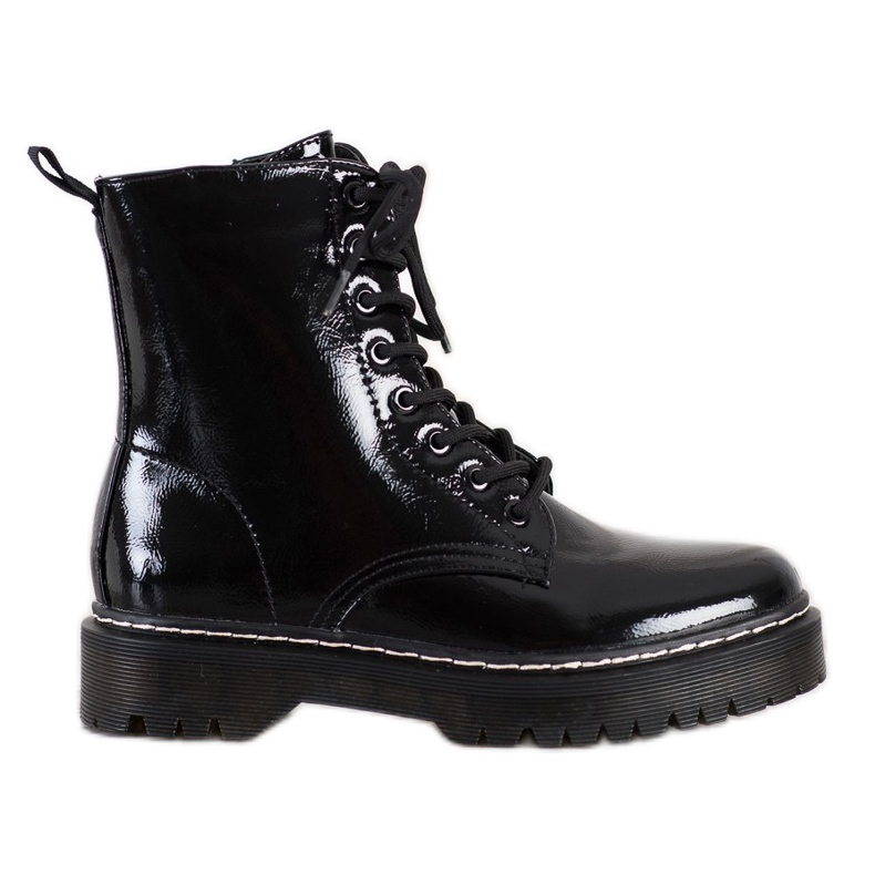 SHELOVET Stivali laccati nero