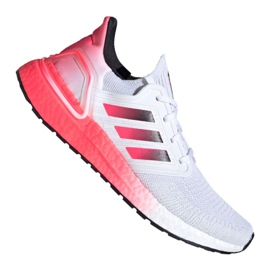 Scarpe da corsa adidas UltraBoost 20 M EG5177 bianca rosso