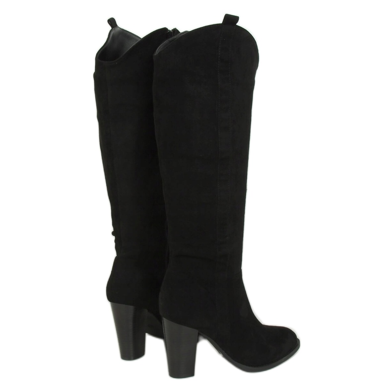Stivali classici sul palo nero UK07P Black