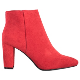 Sergio Leone Stivali in camoscio rosso