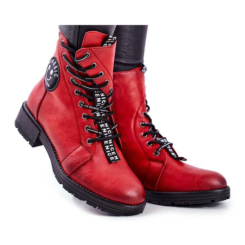 Vinceza Stivali da donna Warm Red Aspen rosso