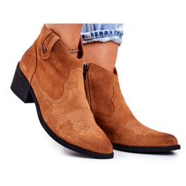 Stivali Donna Con Tacco Pelle Big Star Cammello GG274330 marrone