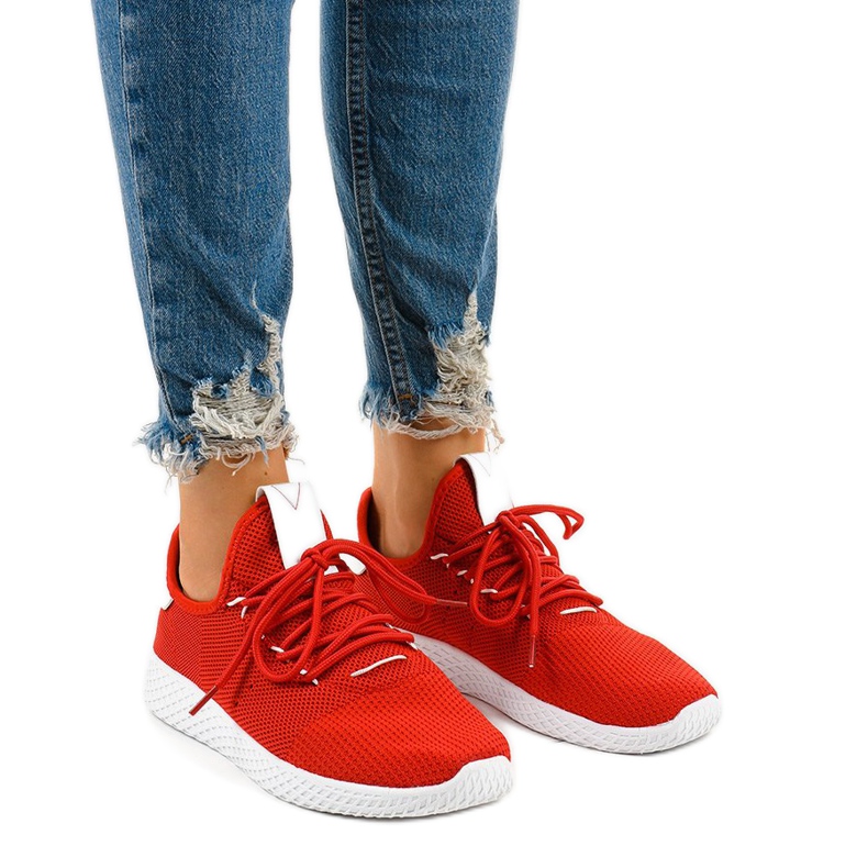 Scarpe sportive rosse F04-7 rosso