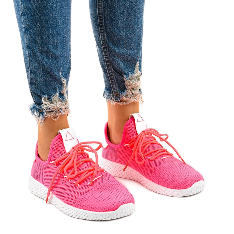 Scarpe sportive rosa F04-4