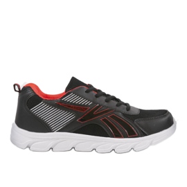 Scarpe sportive da uomo nere 895 nero