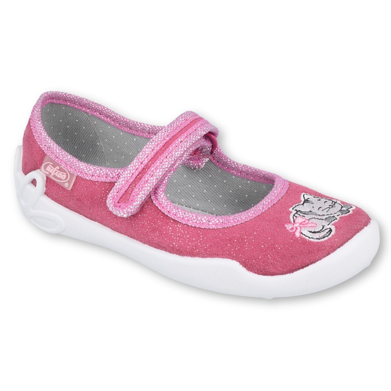Scarpe per bambini Befado 114X174 rosa d'argento