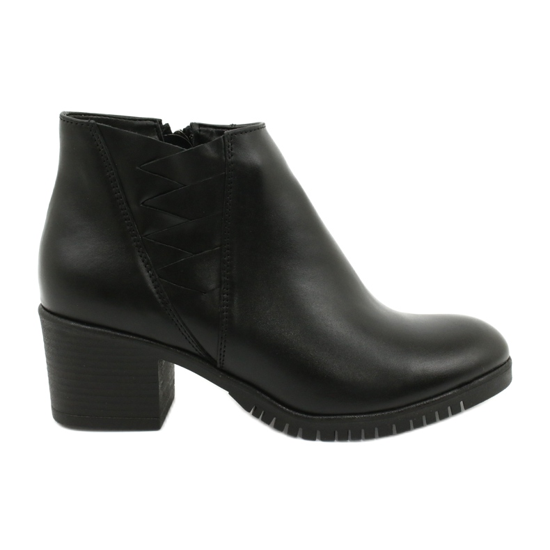 Gregors Stivali di pelle corta femminile 881 Nero