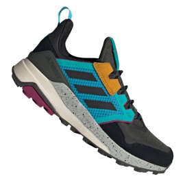 Scarpe Adidas Terrex Trailmaker M FU7240 nero blu grigio verde giallo