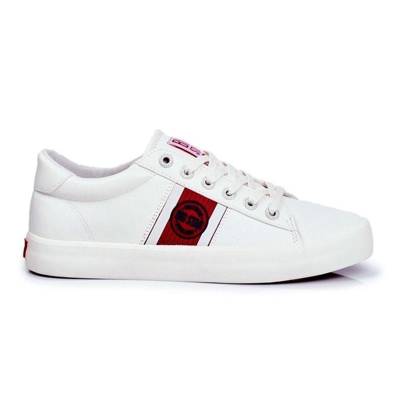 Sneakers Uomo Basse Big Star Bianche GG174112 bianca